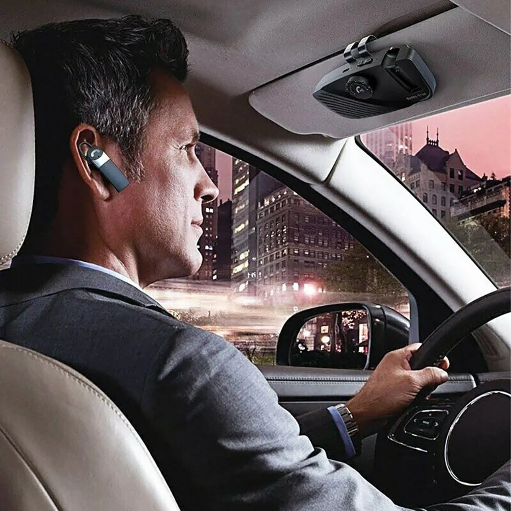 2-in-1 Handsfree Speakerphone Car Kit Sun Visor Wireless