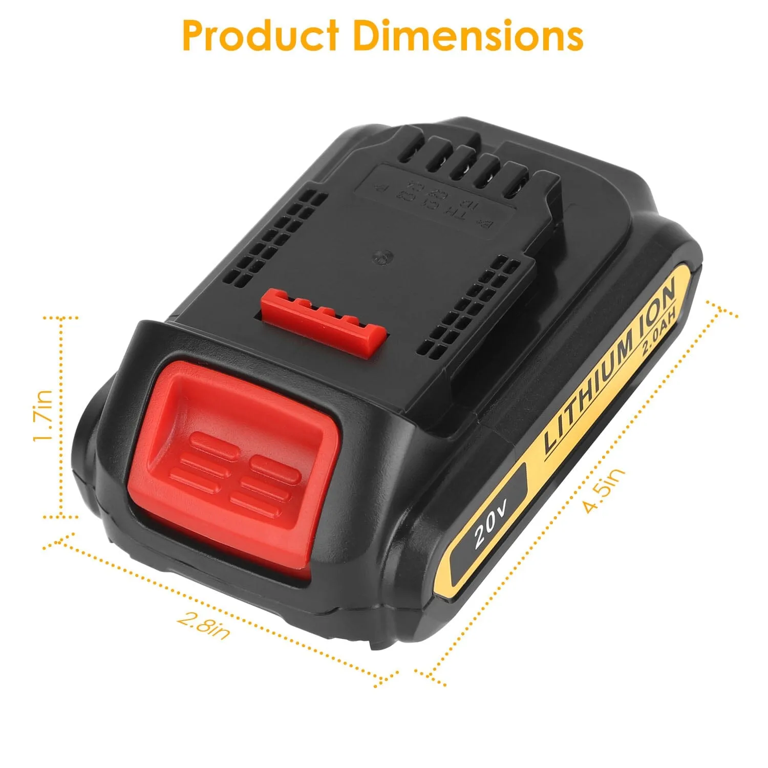 20V Replacement Battery Fit for Dewalt DCB