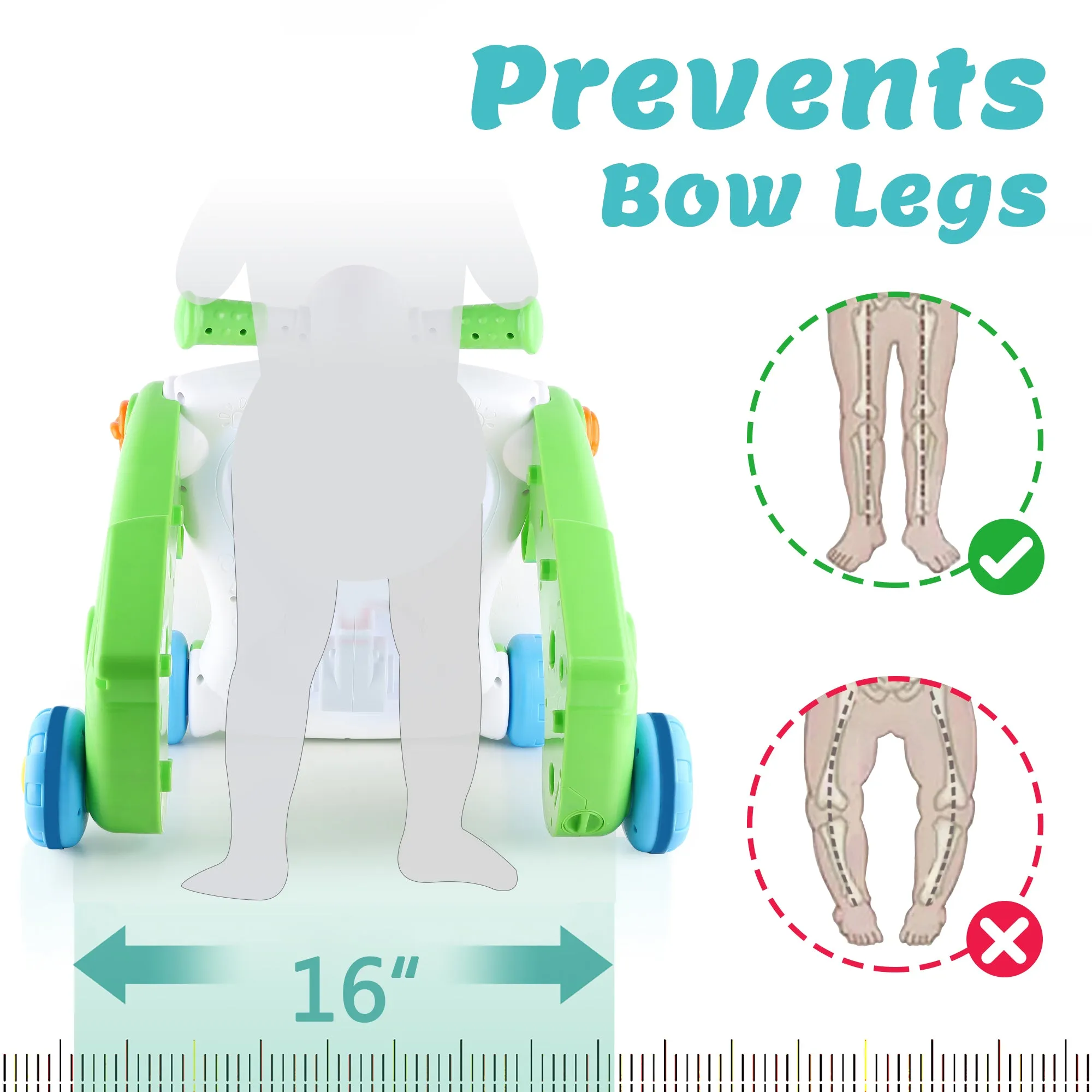3 in 1 Baby Sit to Stand Walker Musical Activity Center