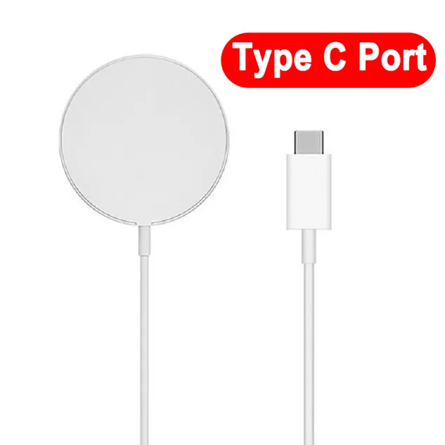 30W Strong Magnetic Phone Charger Fast Charging Type C Cable Wireless Magnetic Charger USBC Adapter