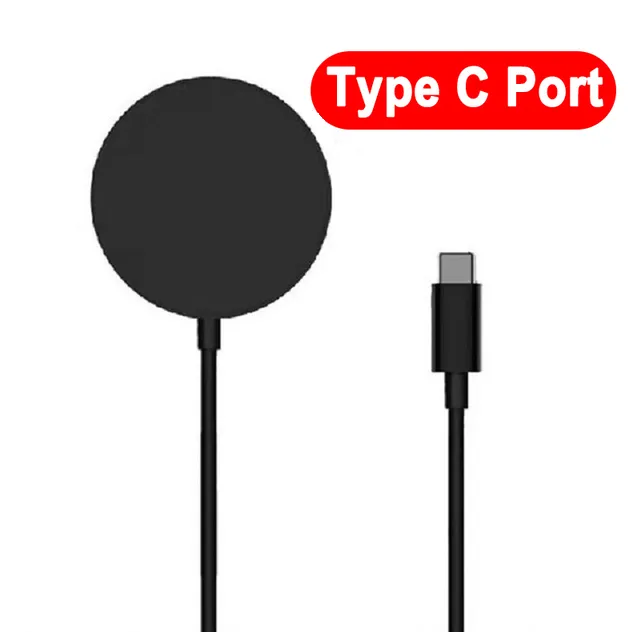30W Strong Magnetic Phone Charger Fast Charging Type C Cable Wireless Magnetic Charger USBC Adapter