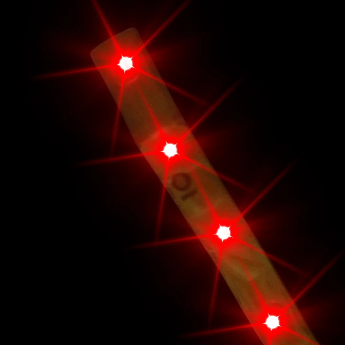 4-led Lighted Bicycle Reflector Strap Band  - SF-75004