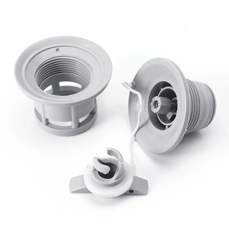 6 Holes Inflatable Boat Raft Dinghy Kayak Canoe Accessorie Air Valve Adapter Cap