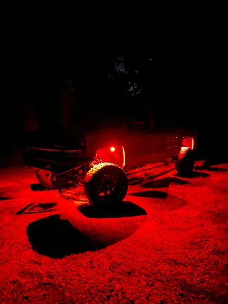 8pc Rock Light Starter Set - Red