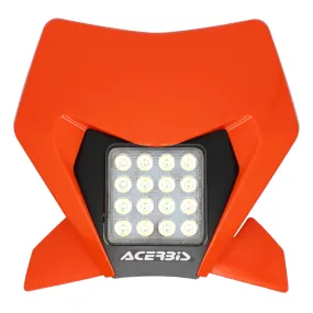 Acerbis KTM Orange LED Headlight & Mask Plate