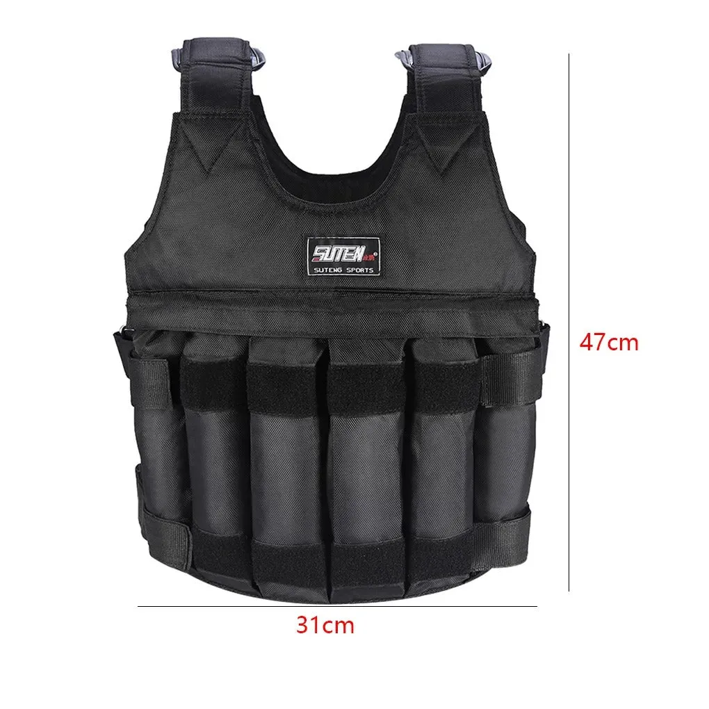 Adjustable Exercise Loading Weight Vest - Up to 65lbs Weighted Vest Adjustable for Exercise
