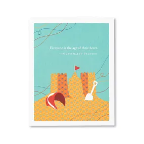 Age Of Their Heart Birthday Card
