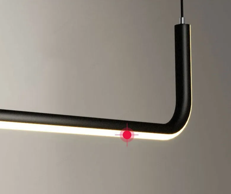 Alain Modern LED Line Chandelier
