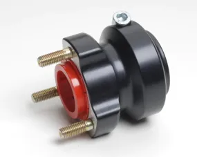 ALUMINUM REAR HUB 50/62-8 BLACK ANODIZED