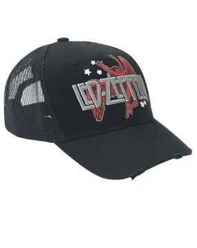 Amplified Led Zeppelin Icarus Distressed Trucker Cap