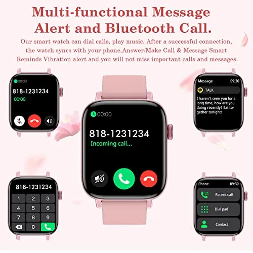 Android Smartwatch for Women Men for iOS and Android