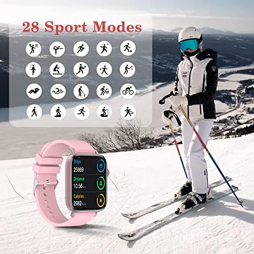 Android Smartwatch for Women Men for iOS and Android