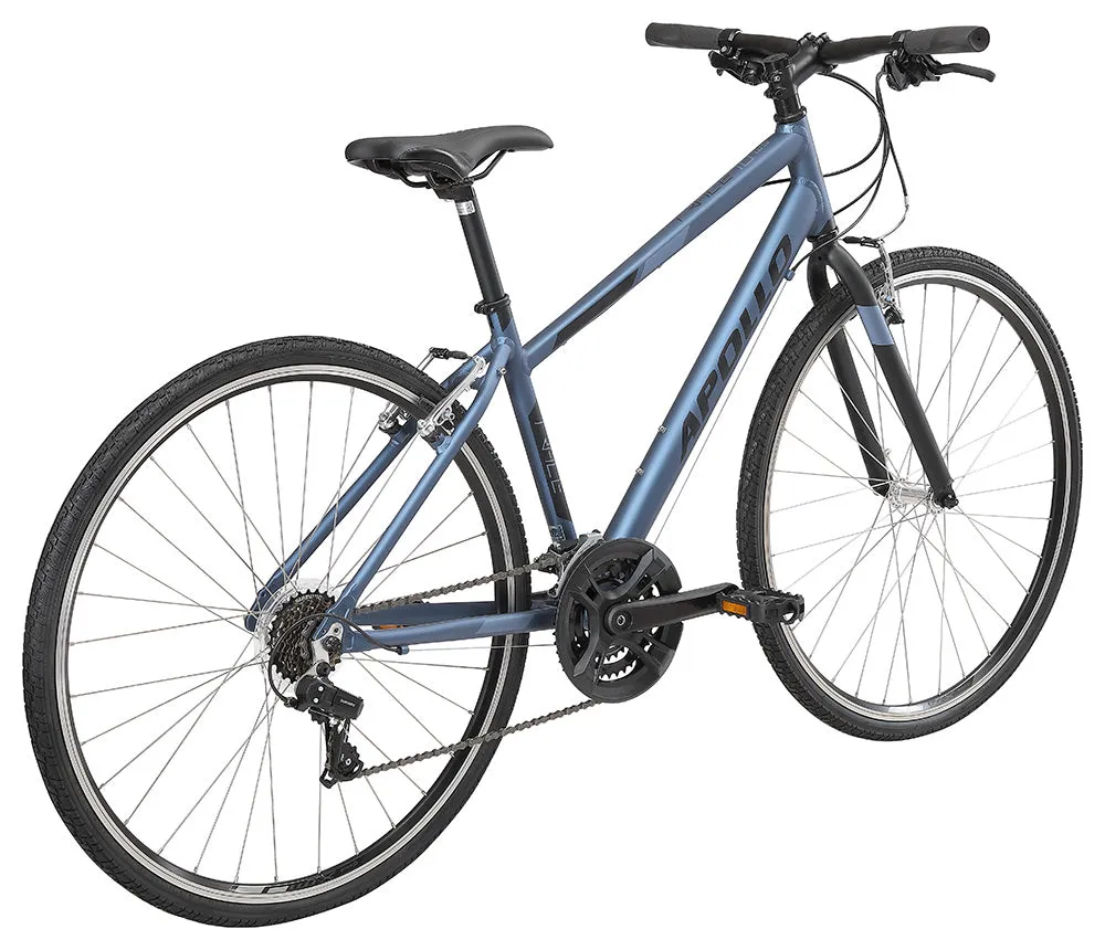 Apollo TRACE 10 Womens City Bike Matte Slate / Black / Ice Blue