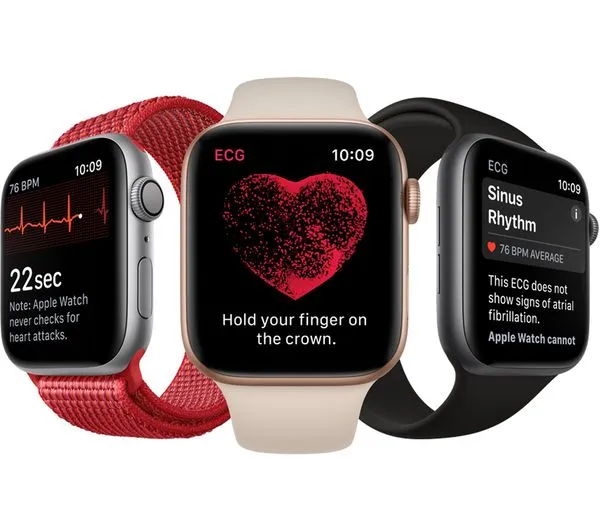 Apple Watch Series 4 GPS Gold Aluminium with Black Sports Band, 40mm - Good