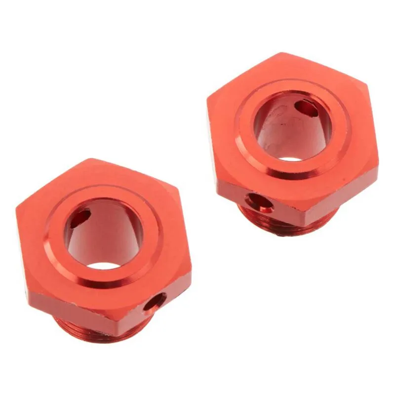 Arrma (AR310447) Wheel Hex Aluminum 17mm (13.6mm Thick) Red (2) (ARAC9413)