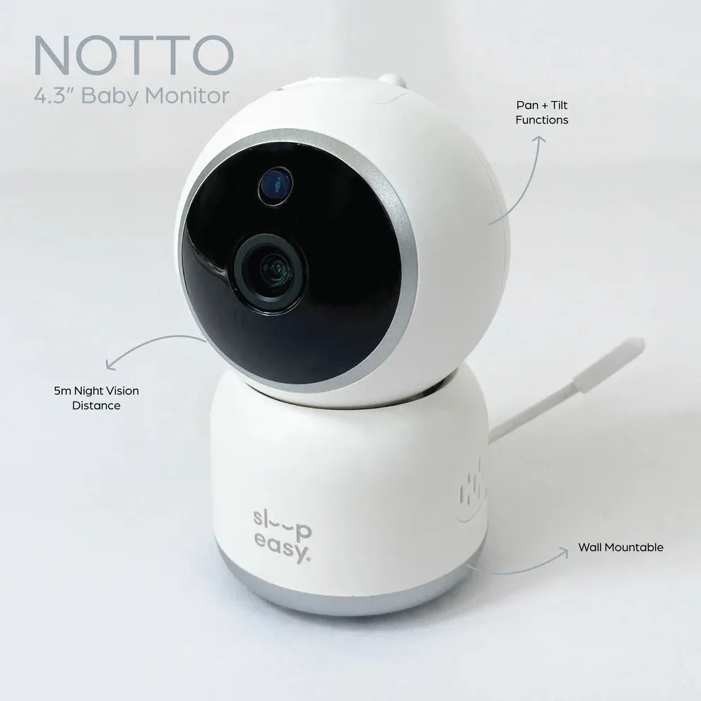 Babystudio Notto 4.3" Crystal Clear Baby Monitor