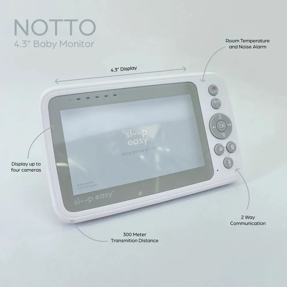Babystudio Notto 4.3" Crystal Clear Baby Monitor