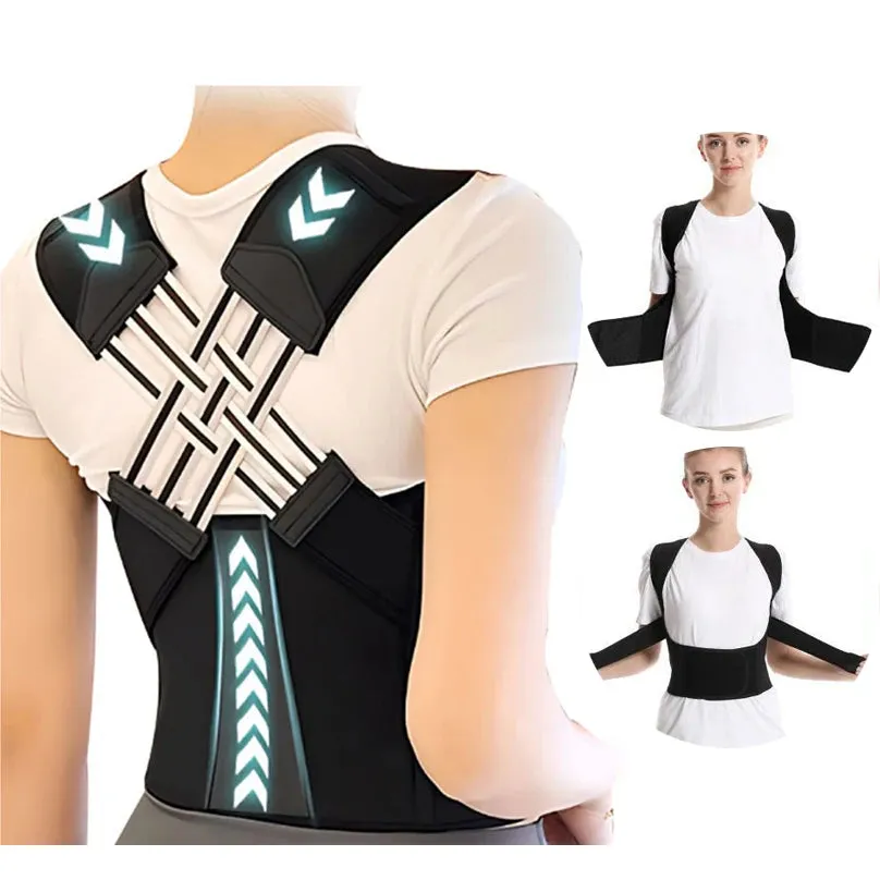 Back Posture Corrector Brace for Women Breathable Elastic Back Posture Correction Belt Adjustable Shoulder for Students Kids