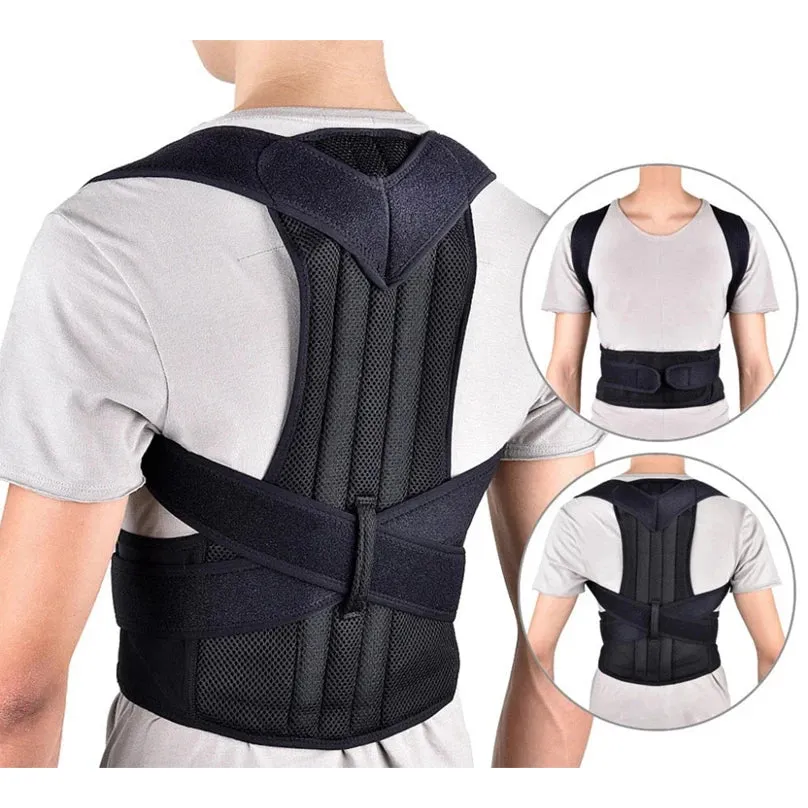 Back Posture Corrector Brace for Women Breathable Elastic Back Posture Correction Belt Adjustable Shoulder for Students Kids