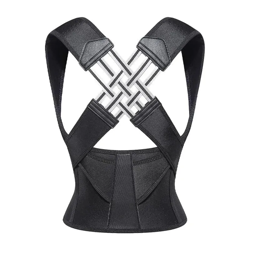 Back Posture Corrector Brace for Women Breathable Elastic Back Posture Correction Belt Adjustable Shoulder for Students Kids