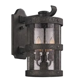 Barbosa Three-Light Medium Outdoor Wall Lantern