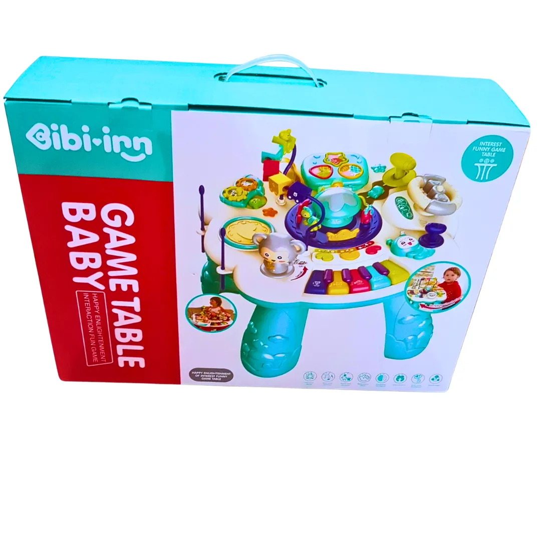 Bibi-inni Baby Game Table - Interactive Educational Activity Table with Lights & Music (3  Years)