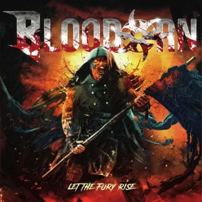 Bloodorn "Let The Fury Rise" Orange / Black Marbled Vinyl