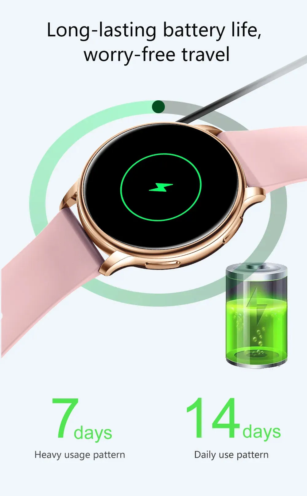 Bluetooth Health Monitoring Smartwatch For Android & IOS