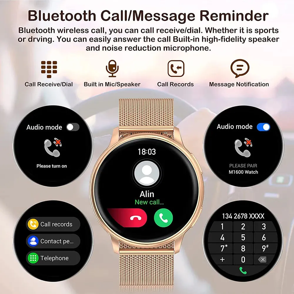 Bluetooth Health Monitoring Smartwatch For Android & IOS