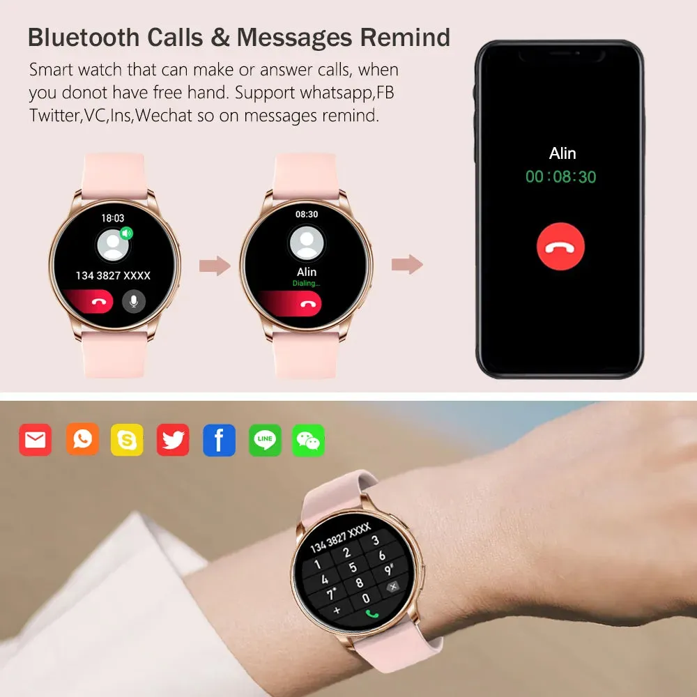 Bluetooth Health Monitoring Smartwatch For Android & IOS