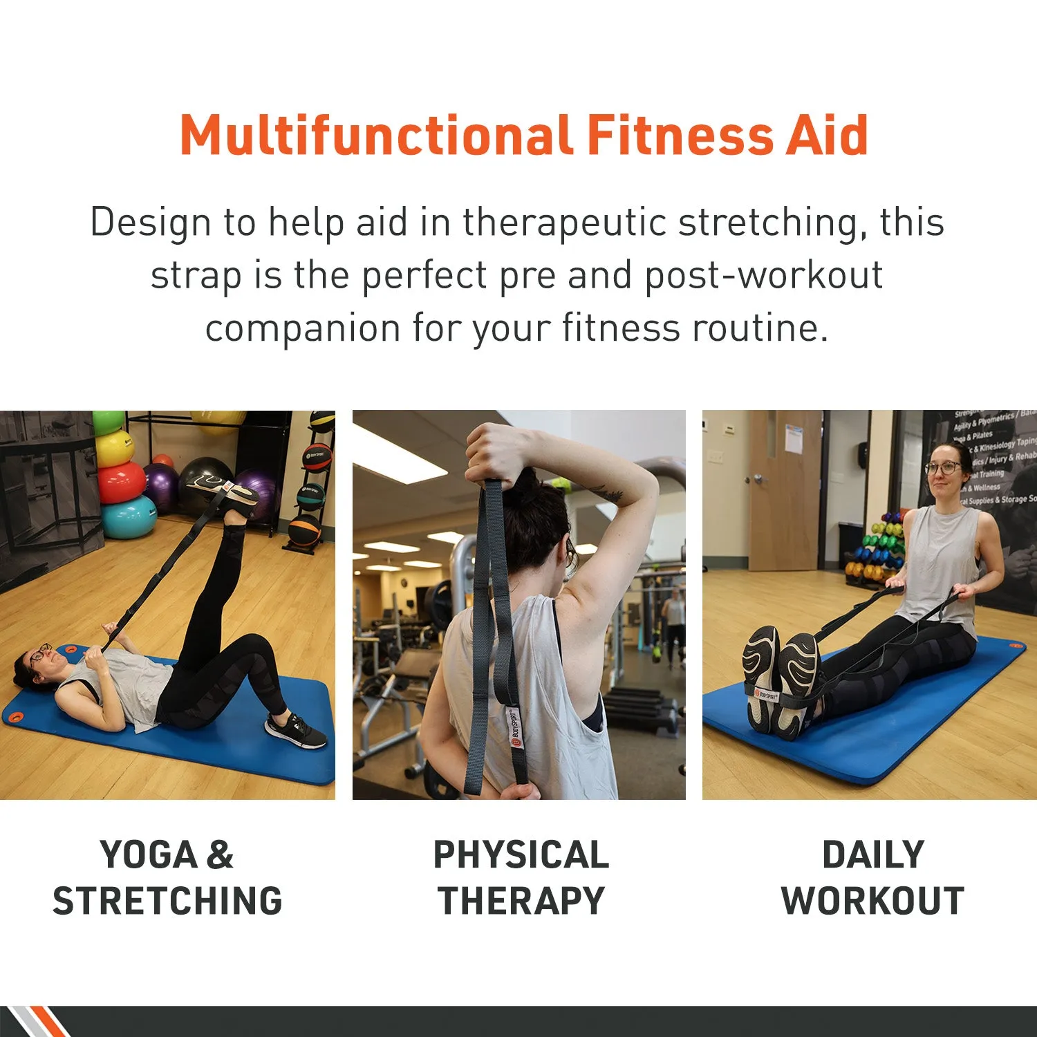 BodySport&reg; Static Stretch Strap