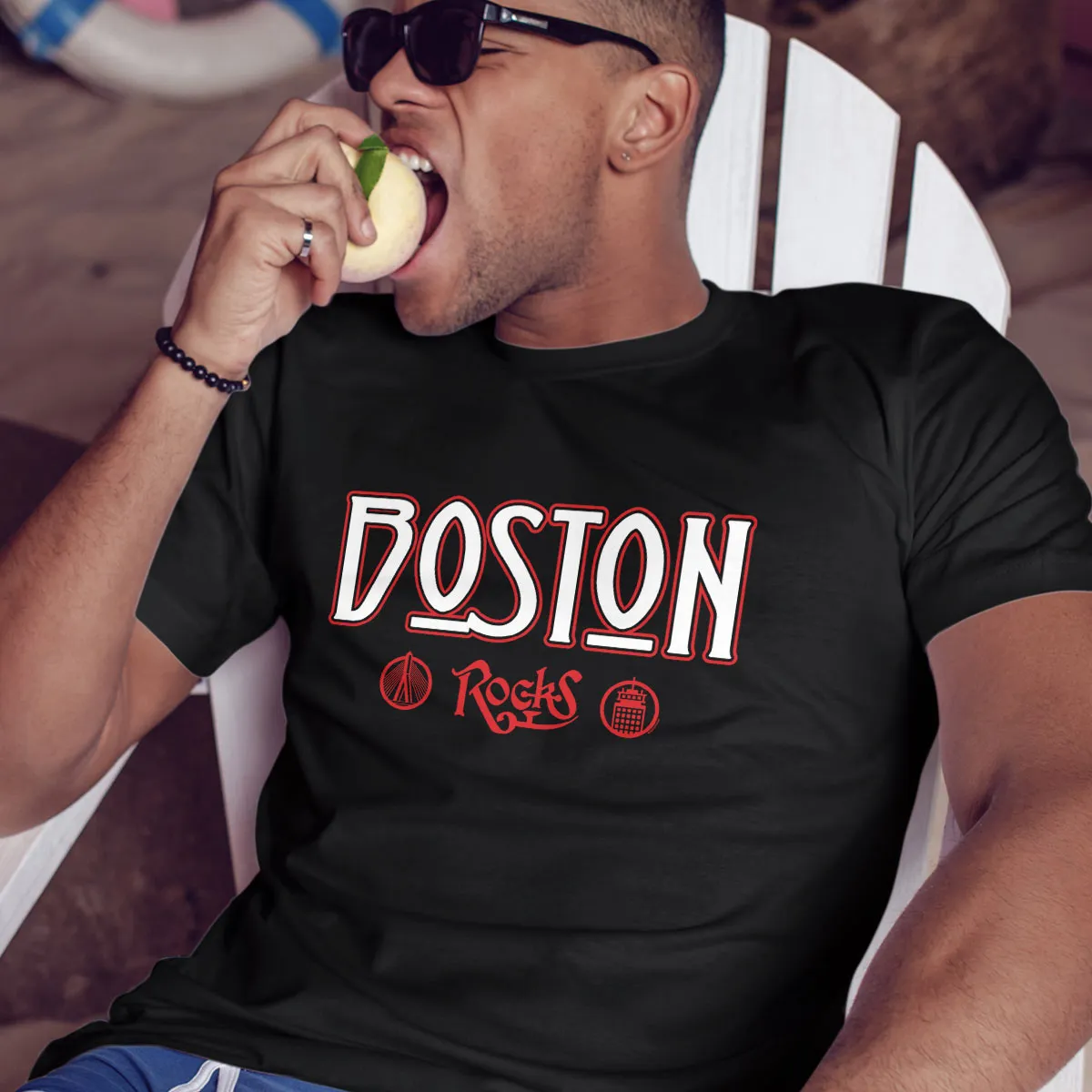 Boston Zeppelin Style Black T-Shirt, 100% Cotton, S-XXL, Unisex 100% Cotton, Unique Tshirts