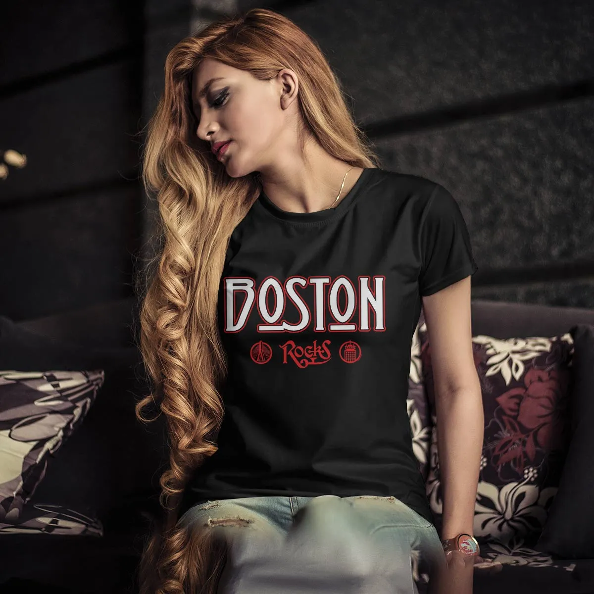 Boston Zeppelin Style Black T-Shirt, 100% Cotton, S-XXL, Unisex 100% Cotton, Unique Tshirts