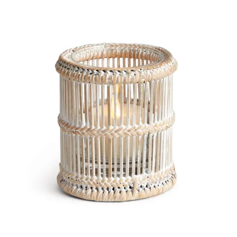 Burma Rattan Votive Holder