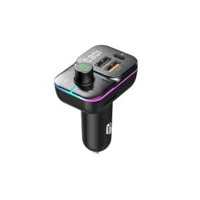 C24 Car FM Transmitter Bluetooth Wireless Handsfree Audio Dual