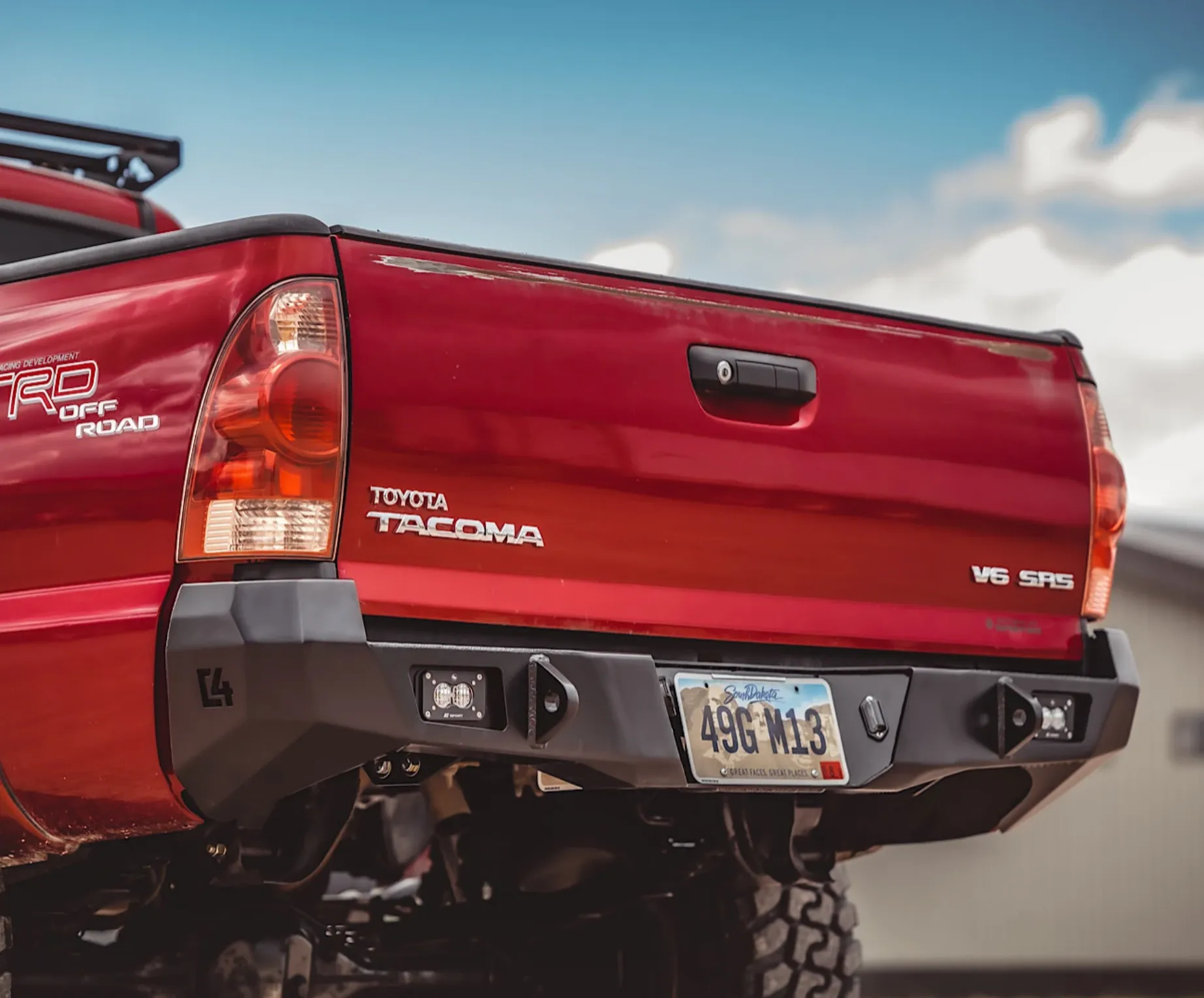 C4 Fabrication 2005-2015 Tacoma Overland Series Rear Bumper