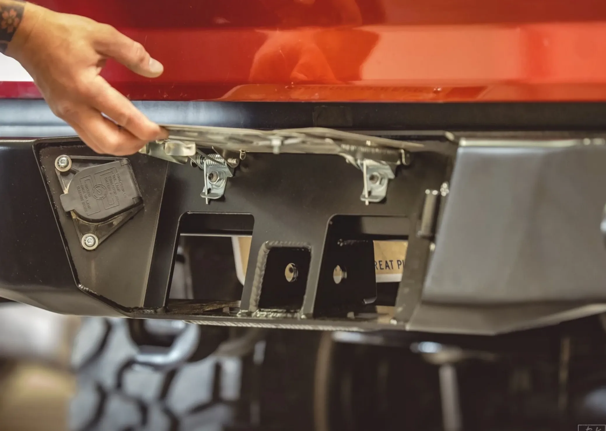 C4 Fabrication 2005-2015 Tacoma Overland Series Rear Bumper