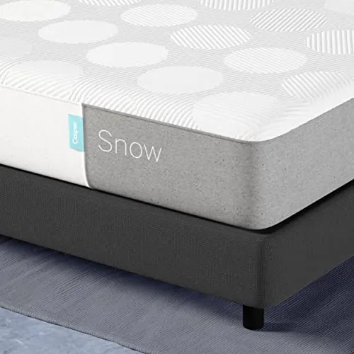 Casper Sleep Snow Mattress, Queen, Light Grey