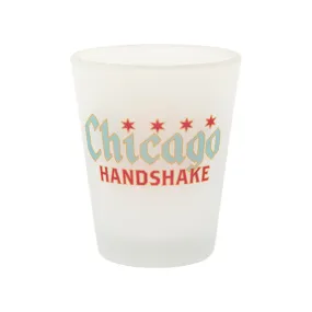 Chicago Handshake Shot Glass