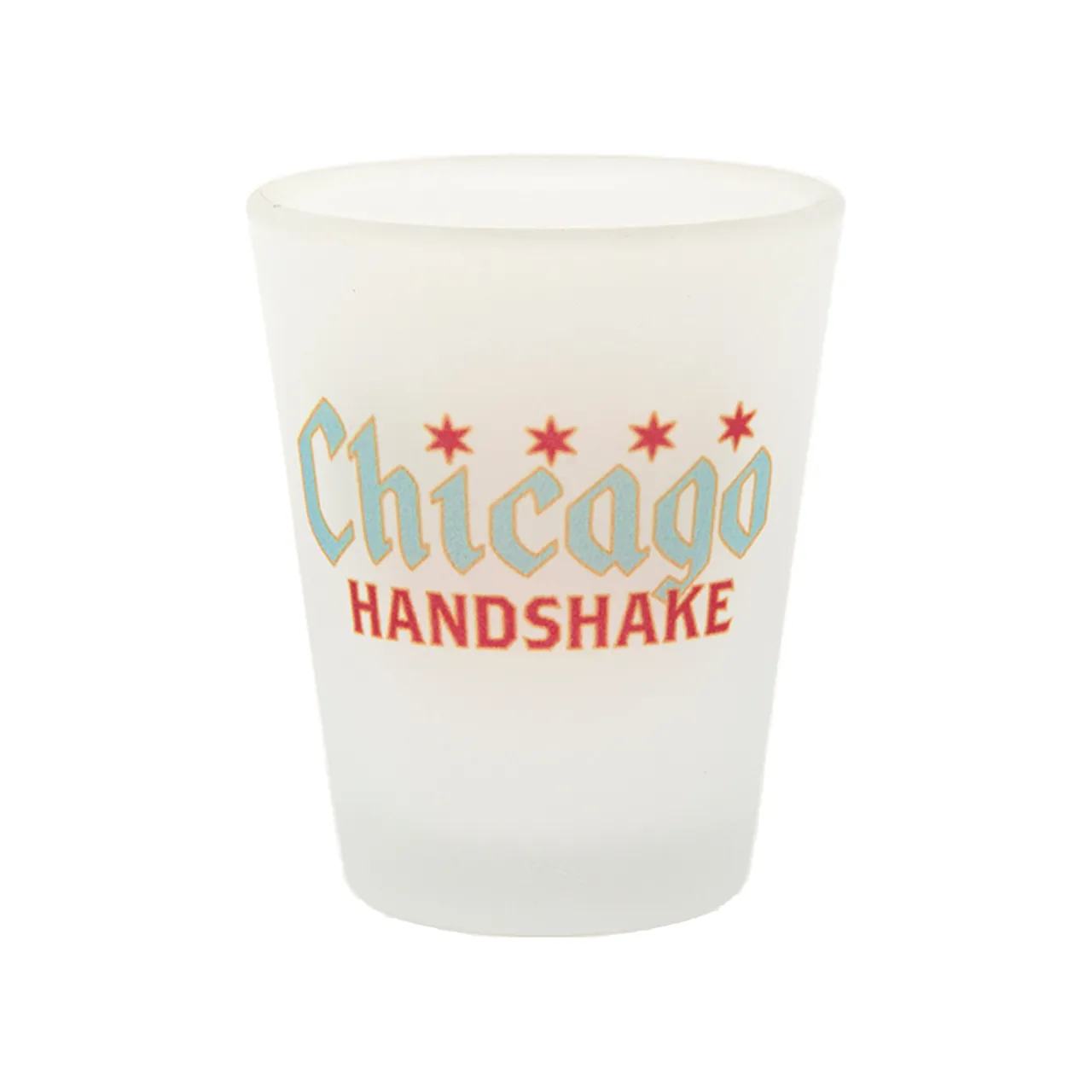 Chicago Handshake Shot Glass
