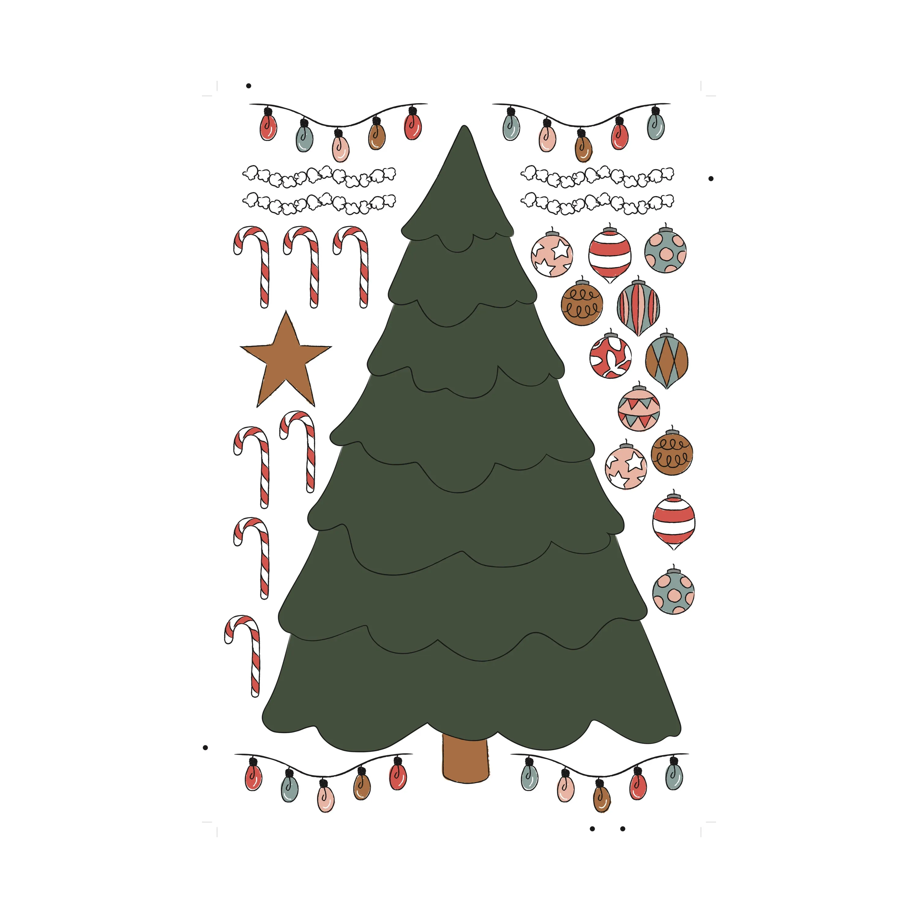 Christmas Tree Decal