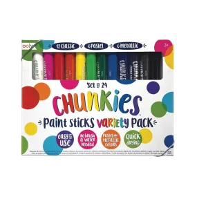 Chunkies Paint Sticks – Variety Pack w/ Pastels Set of 24