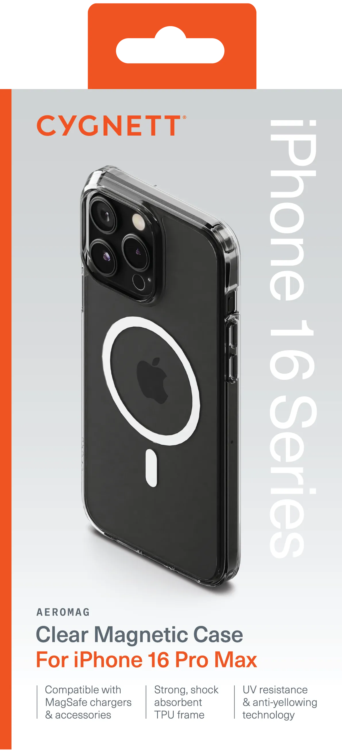 Cygnett AeroMag Case for iPhone 16 Pro Max - Clear