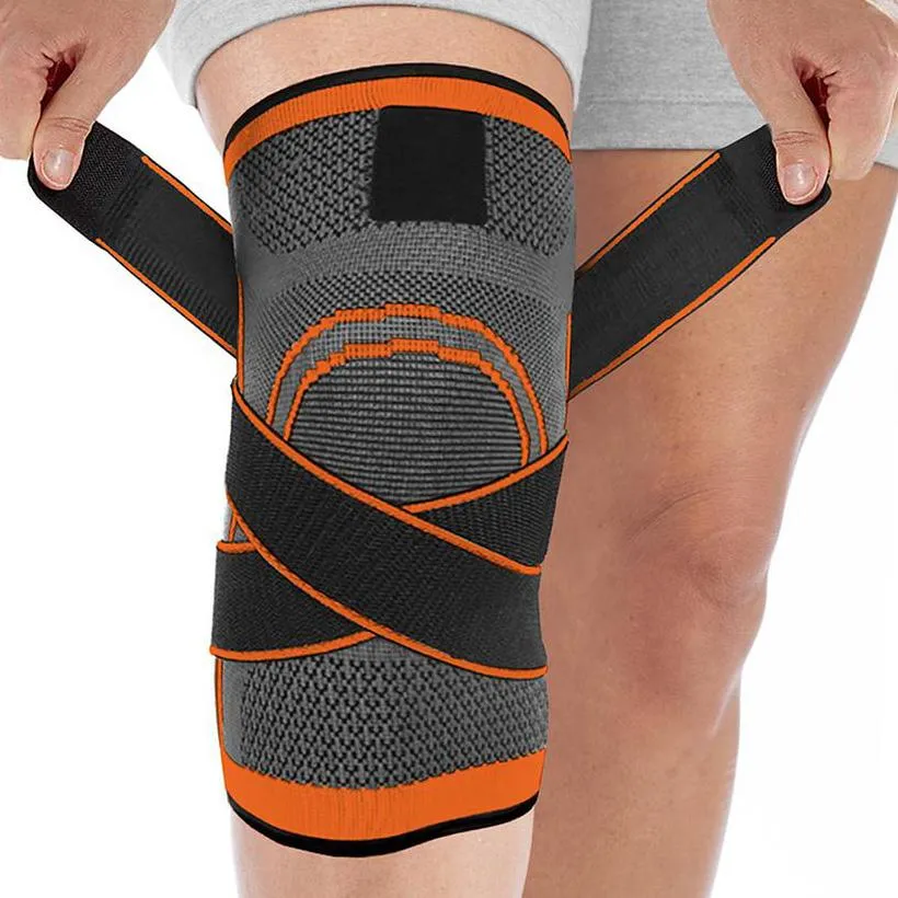DCF Compression Knee Sleeve with Adjustable Straps
