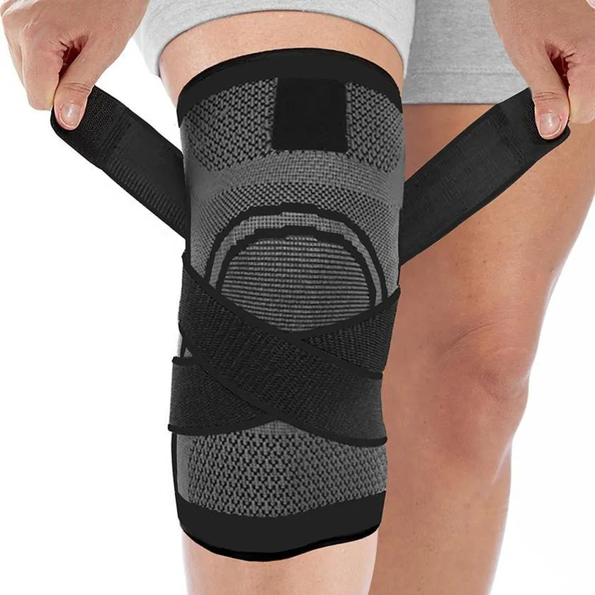 DCF Compression Knee Sleeve with Adjustable Straps