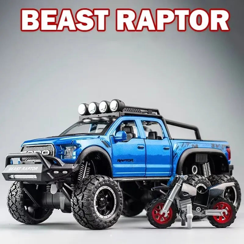 Diecast Model Ford Raptor F150 6x6 1/24