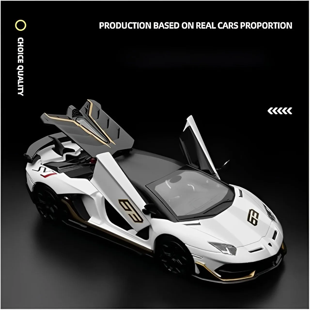 Diecast Model Lamborghini Aventador SVJ63 1/24