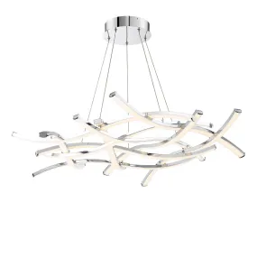 Divergence LED Chandelier in Chrome