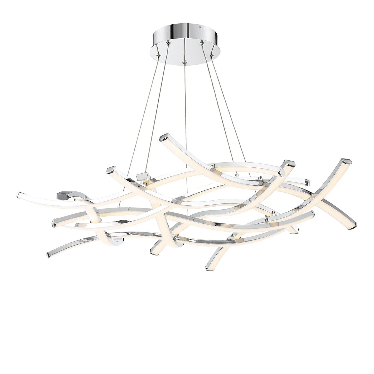 Divergence LED Chandelier in Chrome