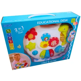 Educational Desk - 2-in-1 Light & Music Activity Table for Babies 12  Months